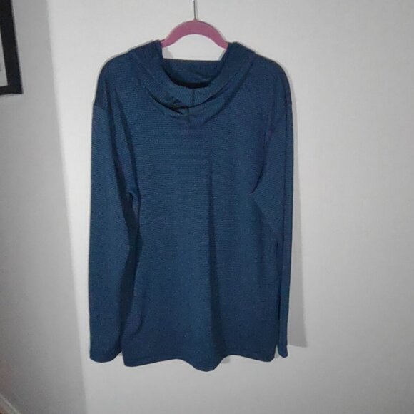 Toes on the Nose Men's Blue Hoodie - Picture 3 of 8